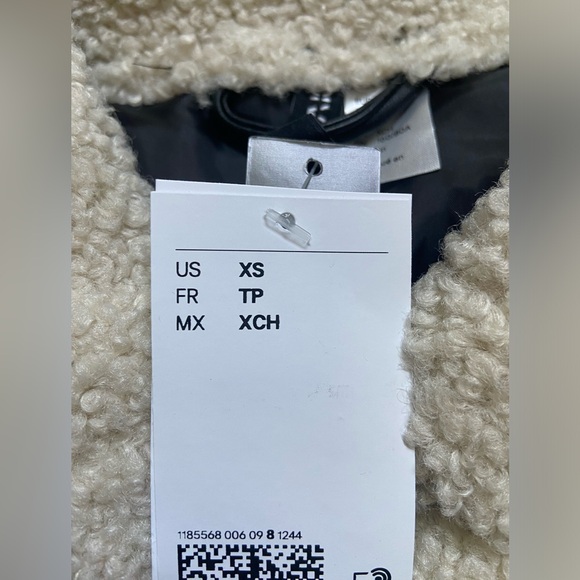 NWT H&M Aviator Jacket with Fleece Trim - Picture 5 of 6